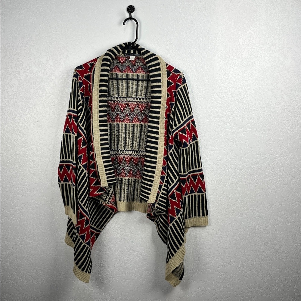 A Knitch Above Women’s Aztec Pattern Cardigan Southwestern Sz M Geo Knit Pattern
